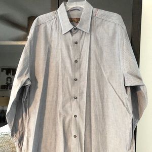 Pronto Uomo Blue button down men’s